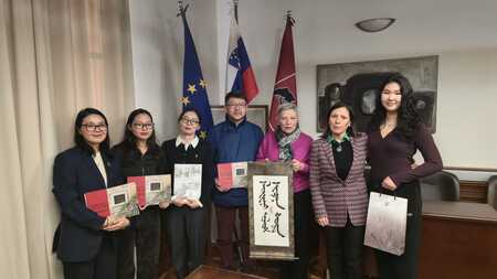 Obisk iz mongolske Univerze MUST; Vir: Arhiv Občine Sežana